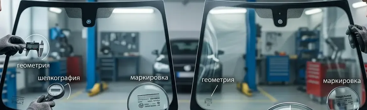 Как распознать поддельное автостекло: чек-лист по маркировке, геометрии и шелкографии